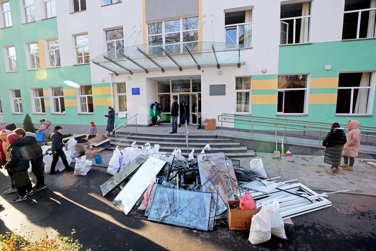 Russian drone attack on Kyiv 