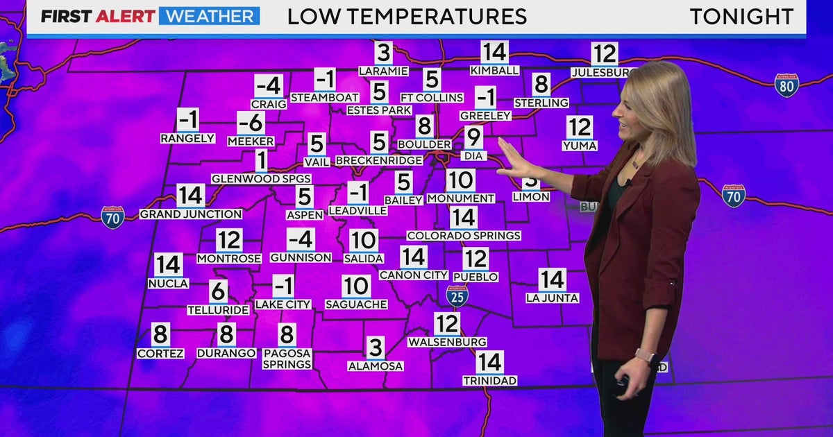 Cold Sunday Morning, Then Temps Rebound CBS Colorado