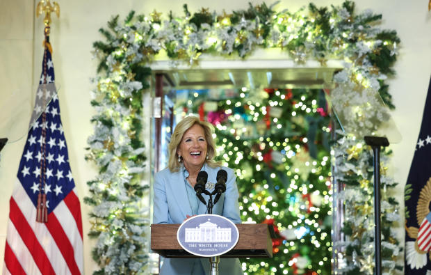 First Lady Jill Biden Delivers Remarks On Her Holiday Message For The Season 