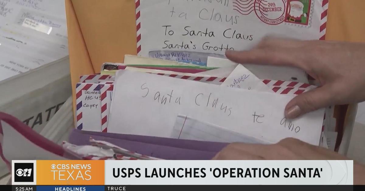 USPS launches 'Operation Santa' CBS Texas