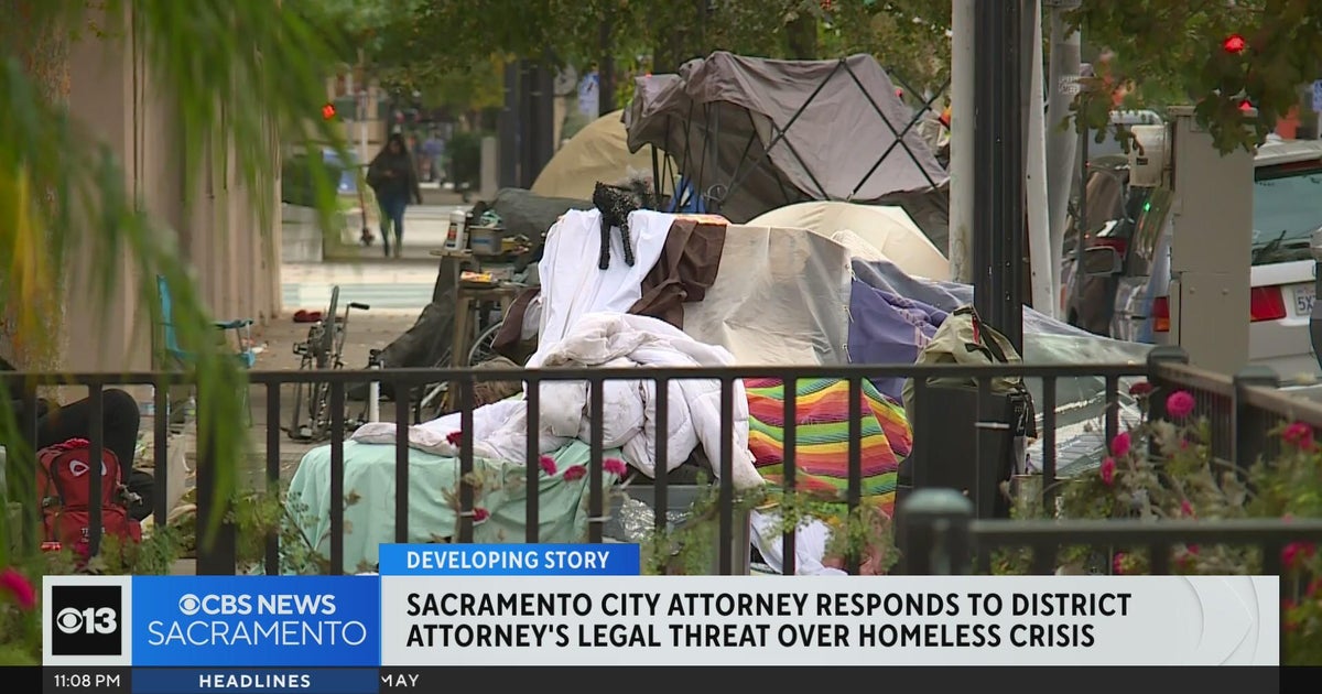 City Attorney Sacramento Da S Legel Threat Over Homeless Issue Cbs