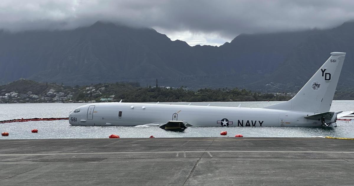 Navy removes fuel from spy plane that crashed into environmentally sensitive bay in Hawaii
