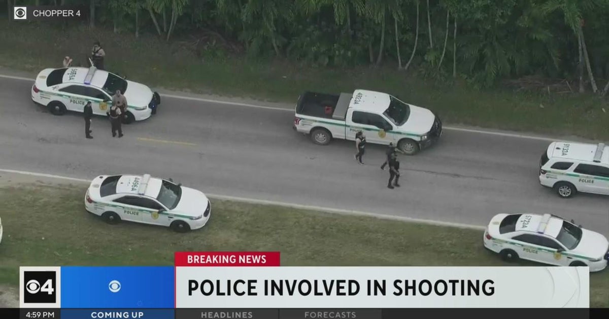 Police-involved shooting in SW Miami-Dade - CBS Miami