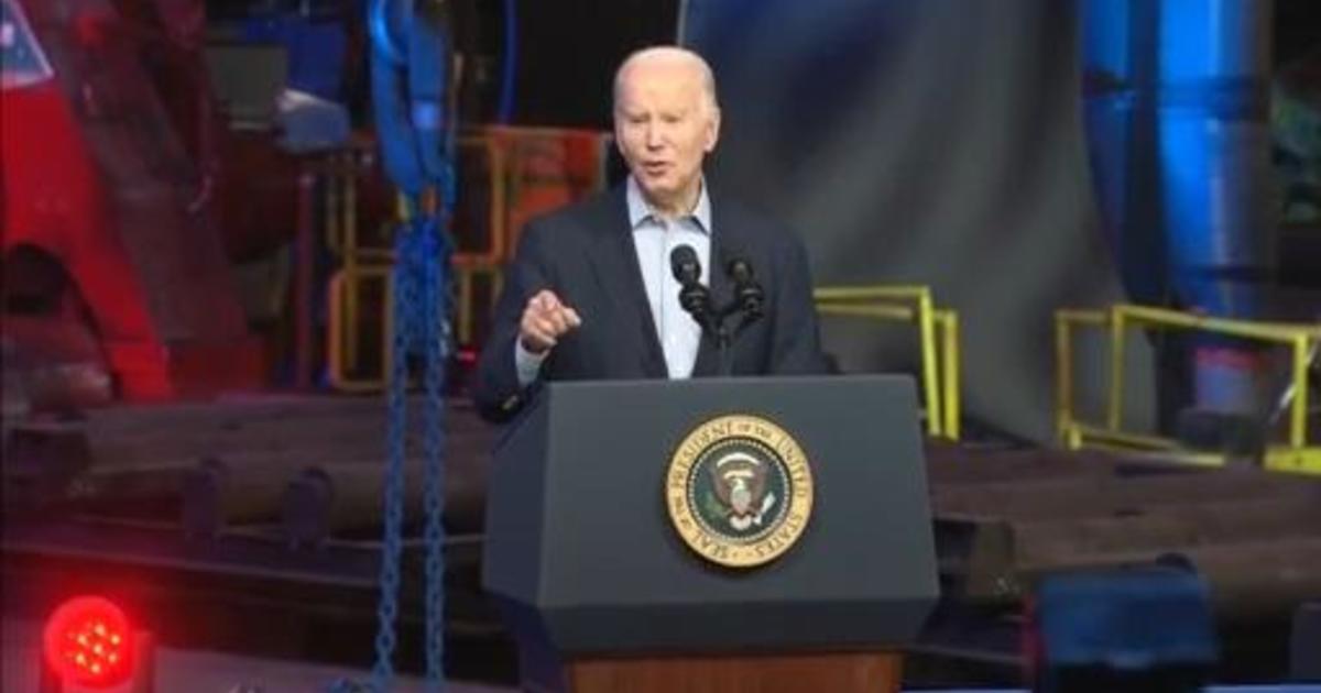 President Joe Biden Wraps Up Colorado Visit With Speech In Pueblo - CBS ...