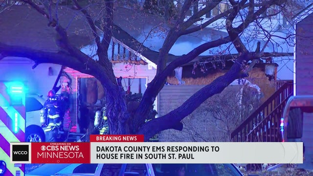 Massive fire erupts at South St. Paul residence - CBS Minnesota