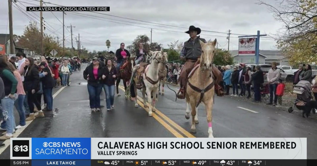 Calaveras High School senior killed in crash rememebered