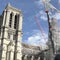 New Notre Dame spire being installed