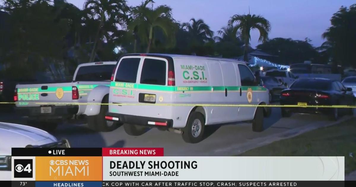 SW MiamiDade shooting leaves at least 1 dead CBS Miami