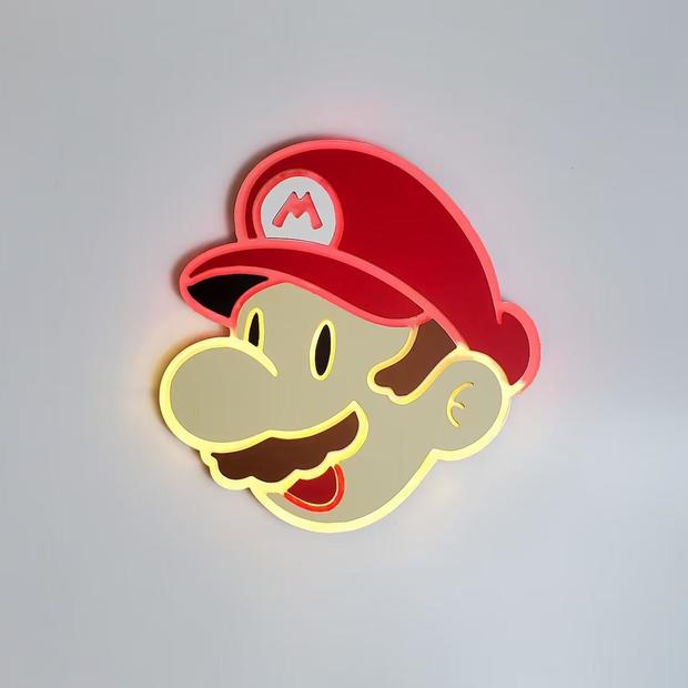Mario Light Sign 