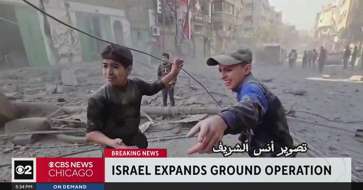 Israel expands ground offensive in Gaza - CBS Chicago