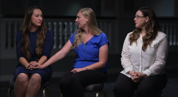 Three women interviewed by CBS News