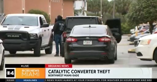 Police investigating after Catalytic Converter theft in northwest Miami