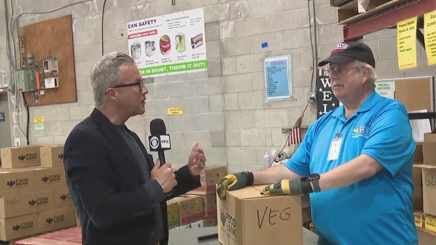 Volunteers drive effort to help those in need at Food Bank of Contra Costa  and Solano - CBS San Francisco