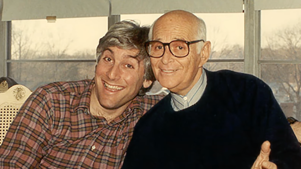 Dr. Jon LaPook and Norman Lear