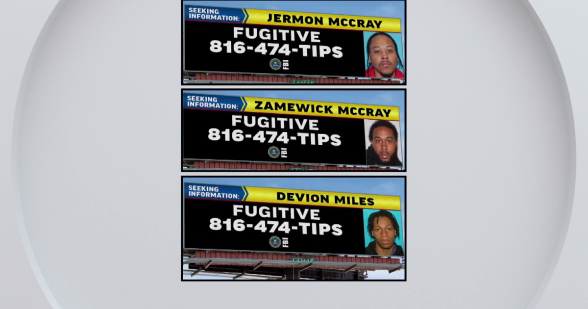 Billboards in Kansas City seek information on fugitives with ties to Chicago