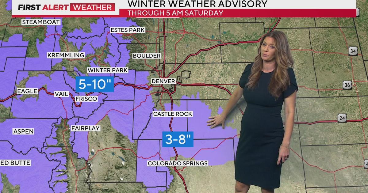 Colorado weather: First Alert Weather Day as snow moves in - CBS Colorado