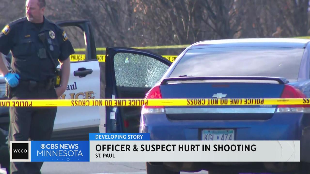 A St. Paul, Minnesota, police officer and a suspect were both injured in a  shooting