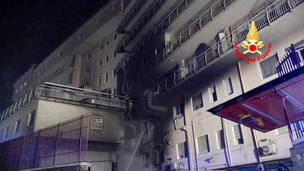 Italy Hospital Fire