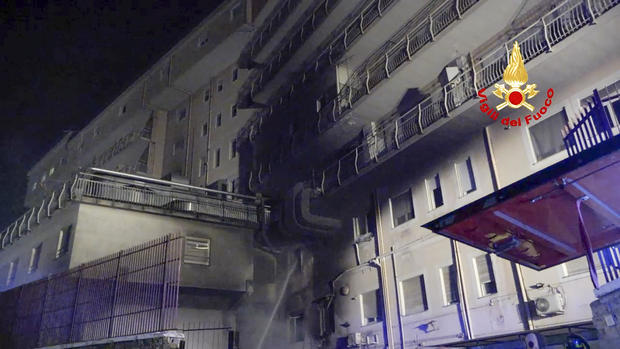 Italy Hospital Fire 
