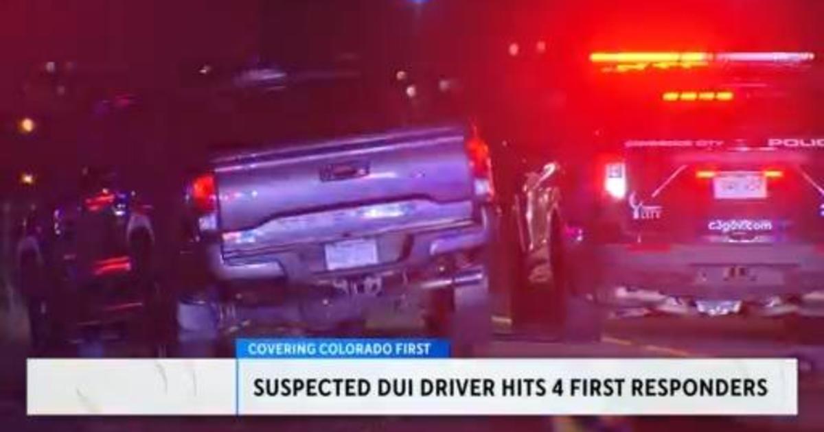 Suspected Drunk Driver Hits 4 First Responders Cbs Colorado 3688