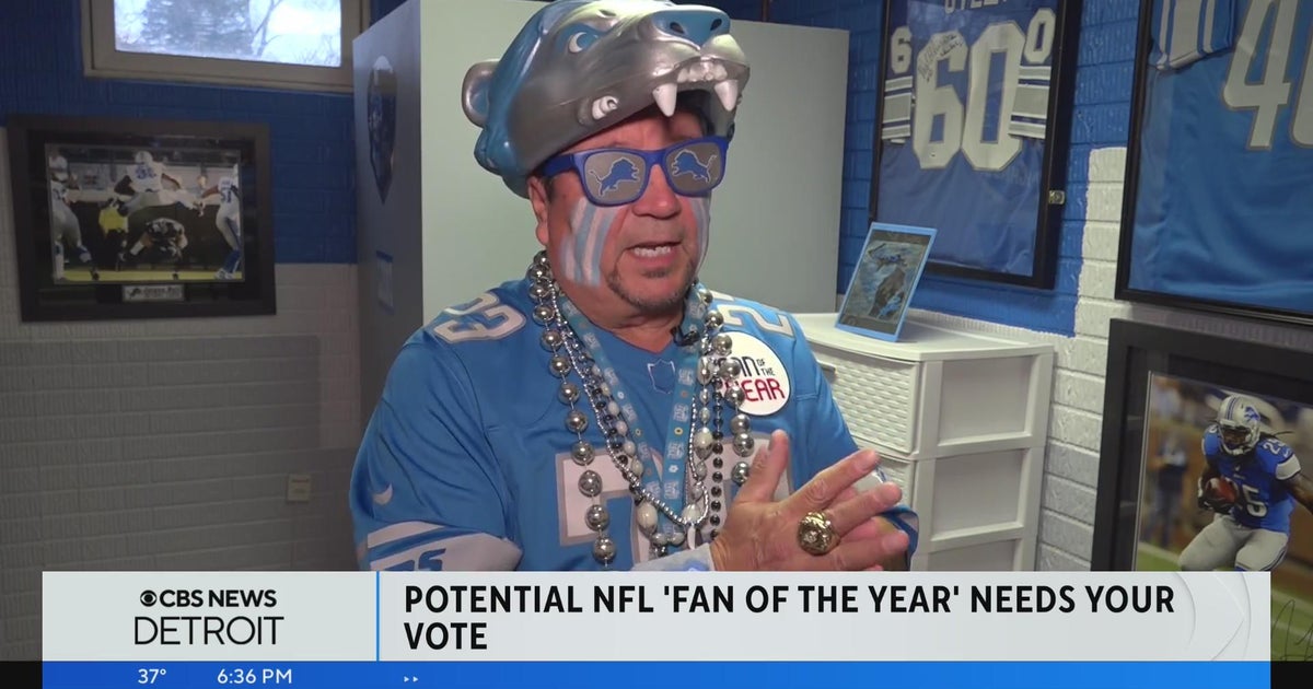 Potential NFL "Fan of the Year" needs your vote CBS Detroit