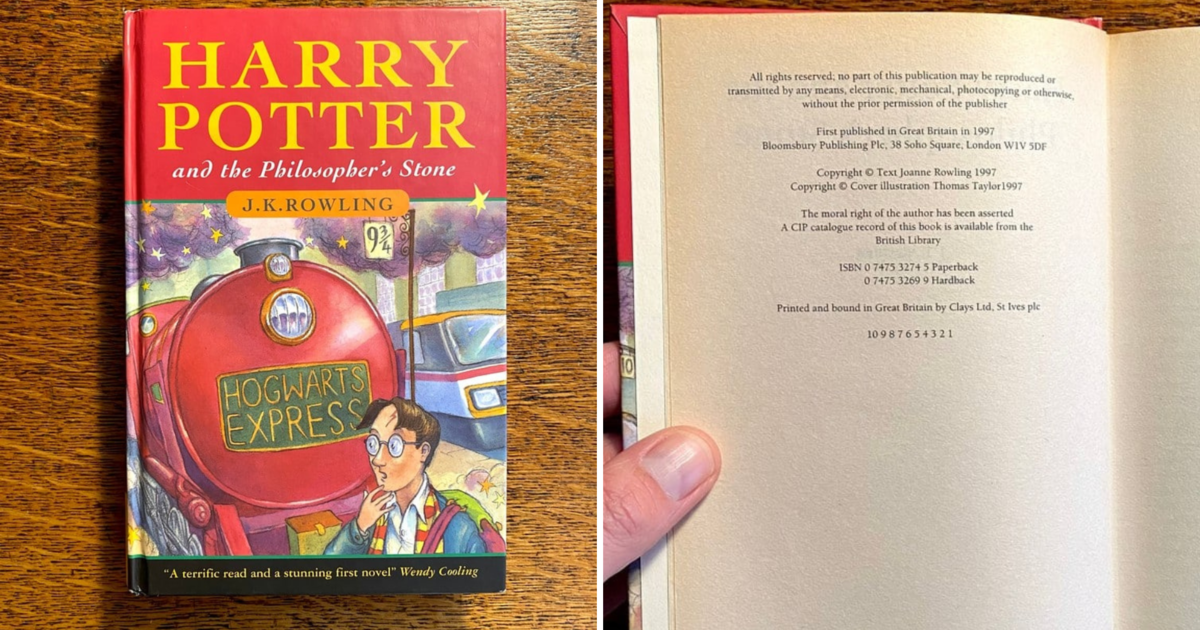 Първото издание на Хари Потър, намерено в изгодна кофа, се продава за 69 000 долара на търг