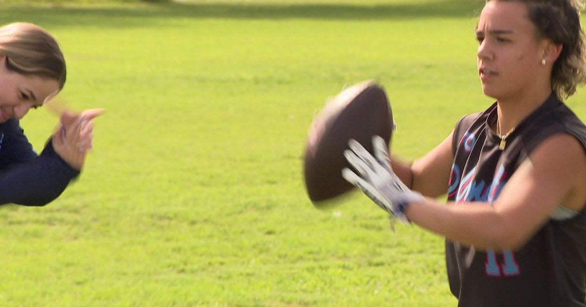 Palmetto Senior High’s Isabella Sosa using flag soccer by storm