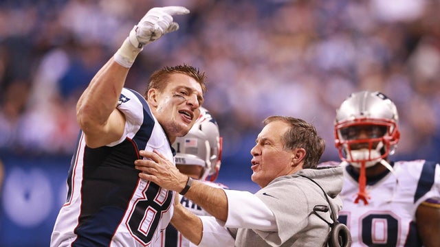 Rob Gronkowski, Bill Belichick 