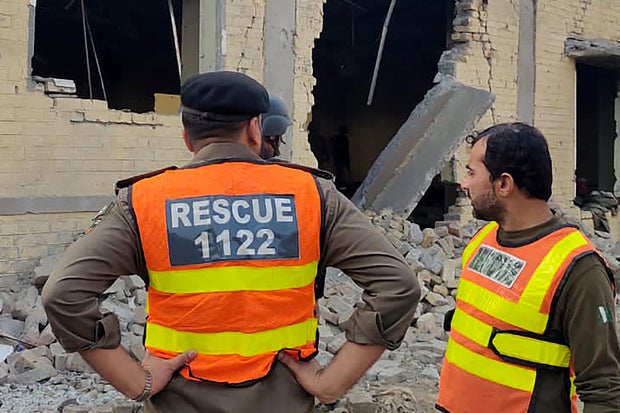 23 troops dead, dozens wounded after suicide bomber attacks police station in Pakistan