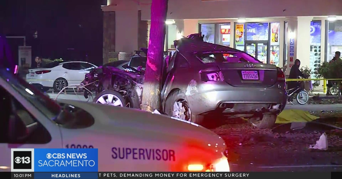 Major crash in West Sacramento shuts down roadway.