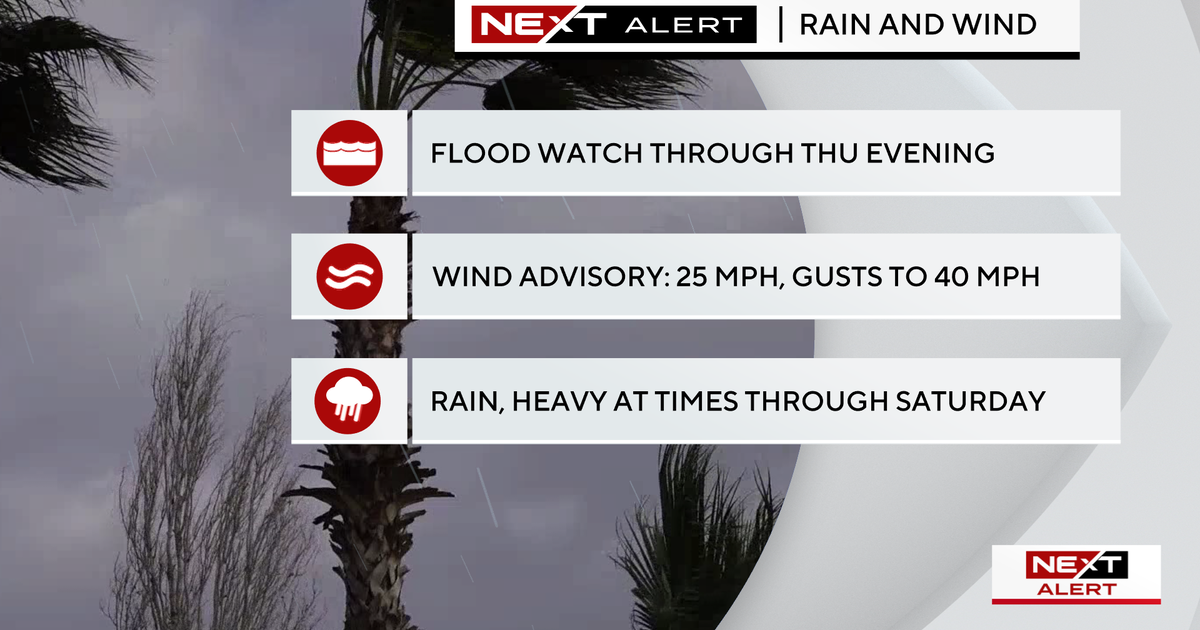 Miami-Dade, Broward under a Flood Watch through Thursday evening