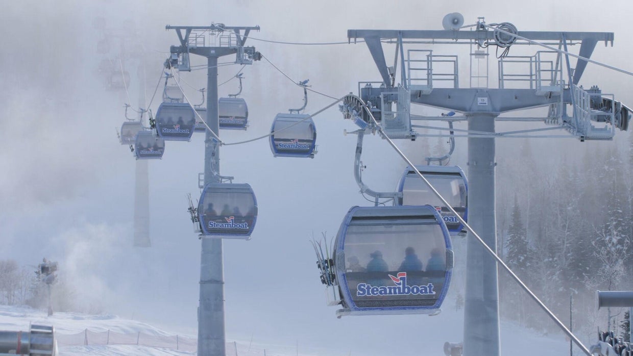 The Wild Blue Gondola opens at Steamboat Ski Resort in Colorado - CBS ...