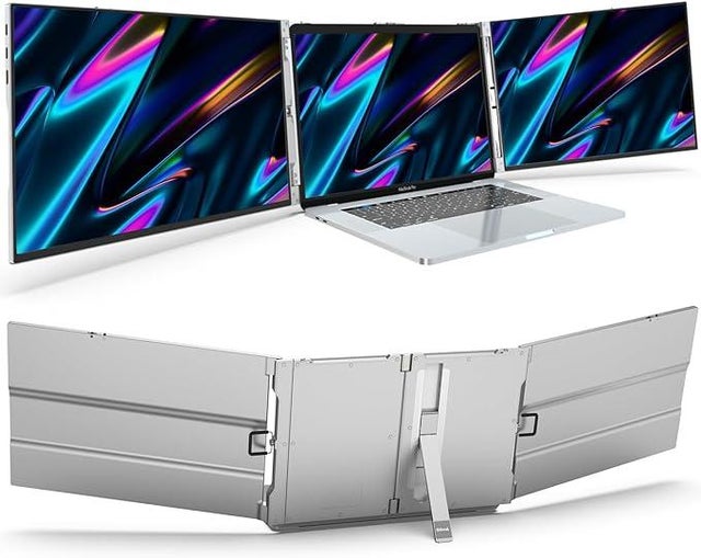 Oiiwak 15inch Larger Triple Portable Monitor 