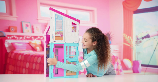 Barbie malibu dollhouse hotsell