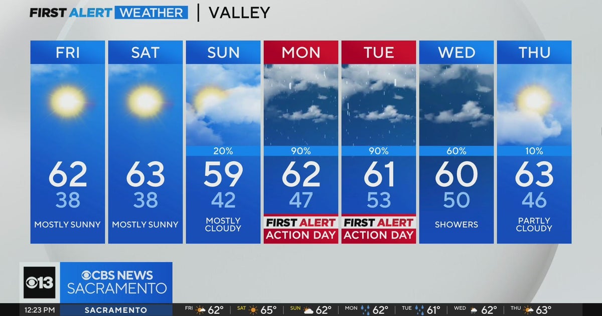 Friday afternoon weather forecast - Dec. 15, 2023