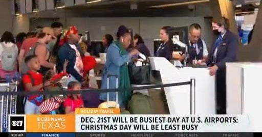 Be prepared for busy days of holiday travel