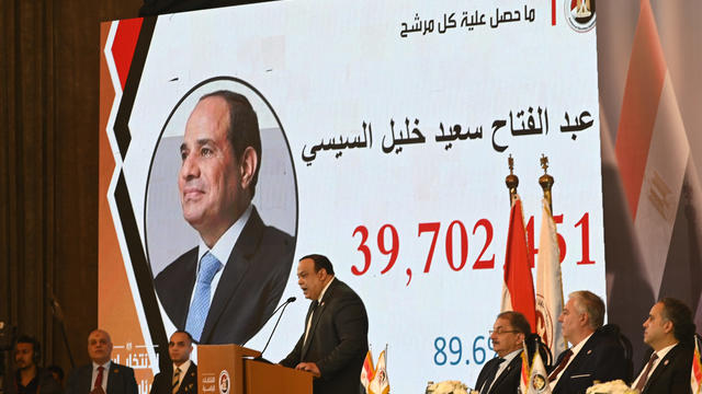 Egyptian President el-Sisi wins re-election 