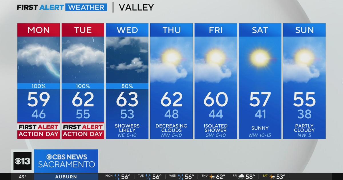 Tuesday evening forecast: December 12, 2023 - CBS Sacramento