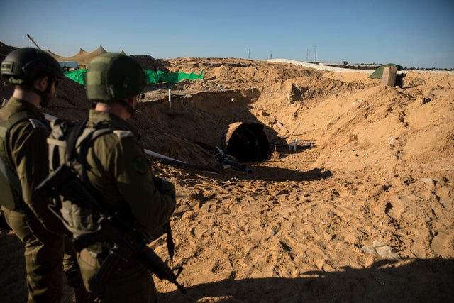 IDF Escorts Journalists Into Alleged Hamas Tunnel Near Israel-Gaza Erez Crossing