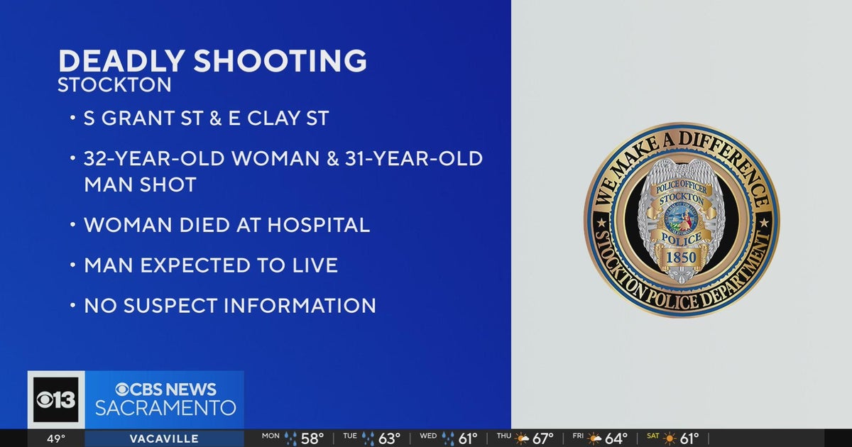 1 killed, another wounded in Stockton shooting - CBS Sacramento