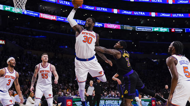 Knicks Lakers Basketball 