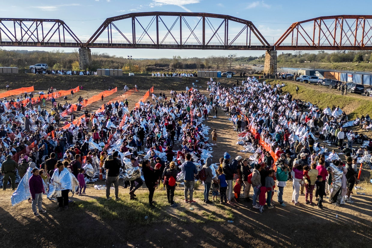 Surge Of Migrants Overwhelms Border Crossings 