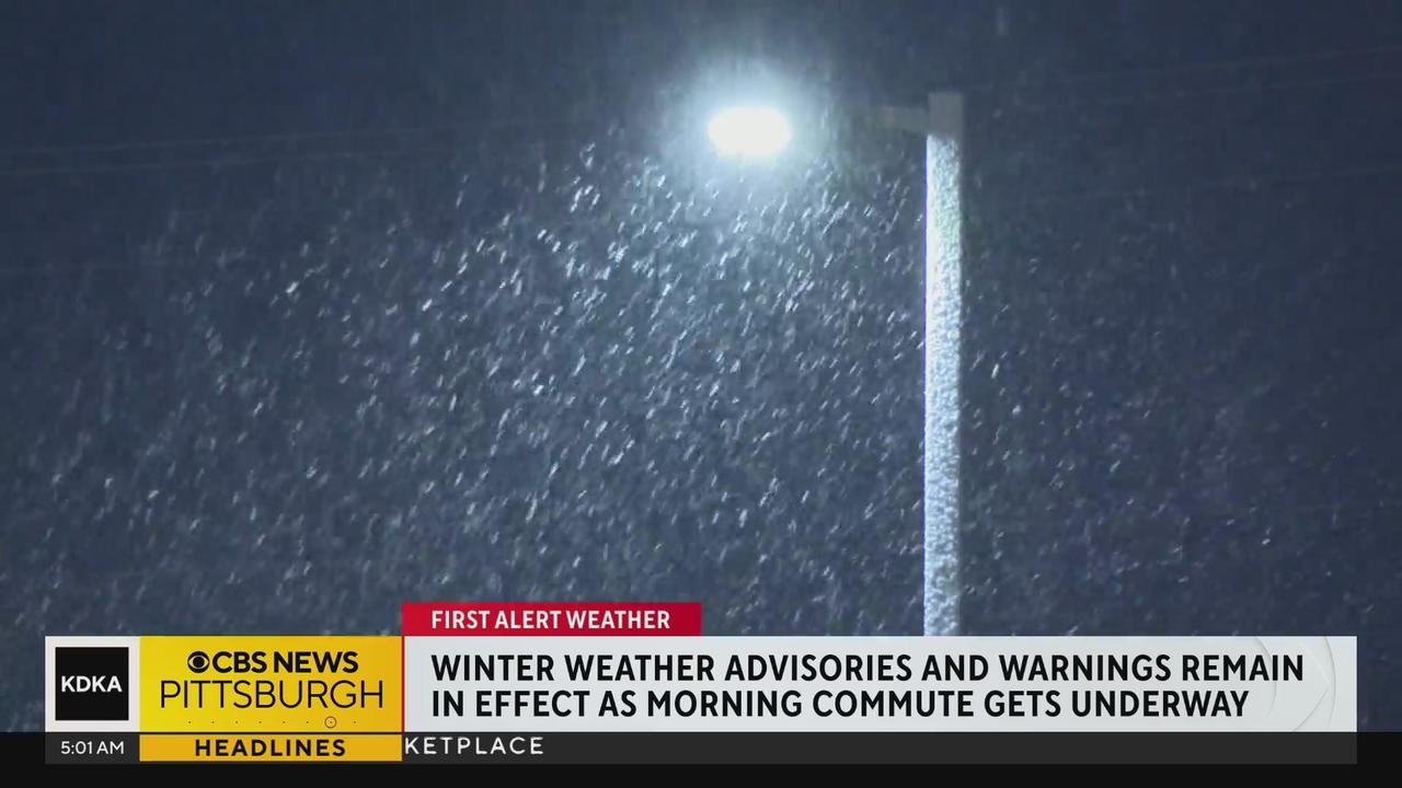 First Alert Weather: Rain turns to snow on Sunday - CBS Pittsburgh