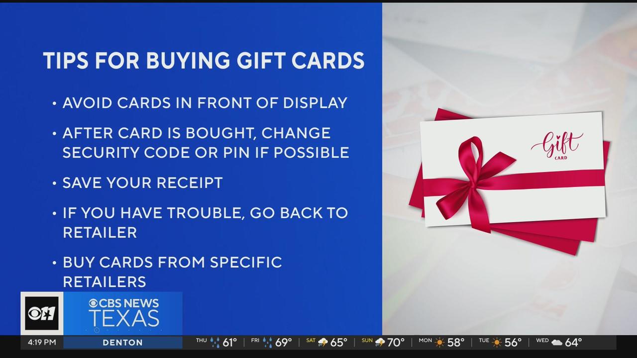 Customers say their  Visa gift cards are compromised - CBS Texas