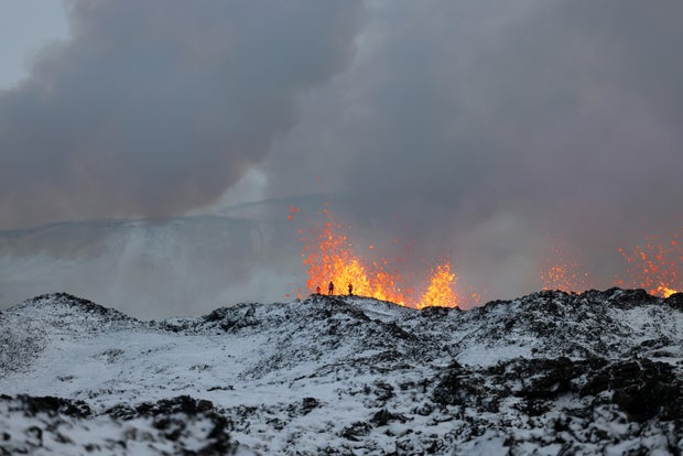 Volcano Erupts On Iceland's Reykjanes Peninsula