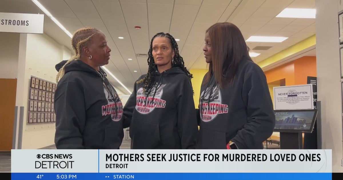 Detroit mothers whose children were killed make plea for answers - CBS ...