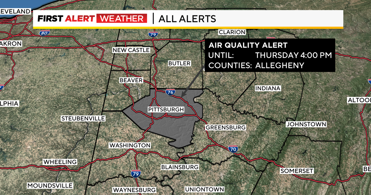 Code Orange air quality alert issued for Pittsburgh area Thursday - CBS ...