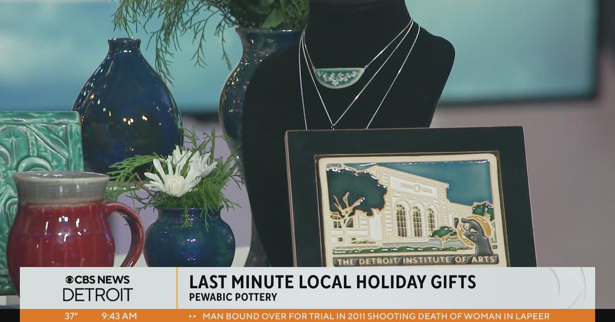 Last-minute local holiday gift ideas from Pewabic Pottery - CBS Detroit