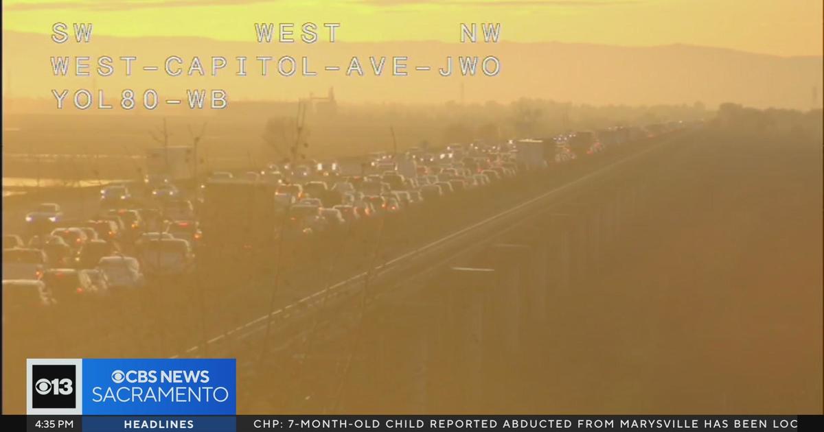 Crash Causes Delays On Yolo Causeway Between West Sacramento, Davis ...