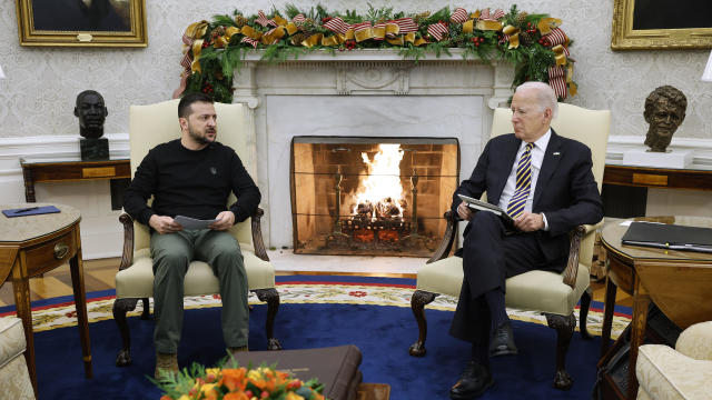 President Biden Meets With Visiting Ukrainian President Zelensky At The White House 